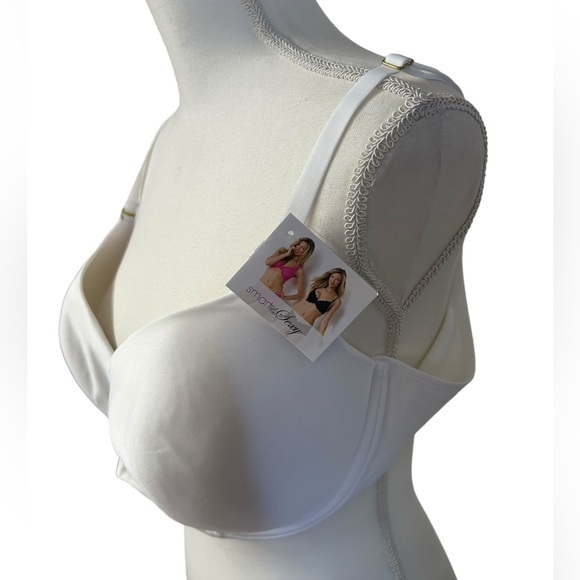 SMART & SEXY women’s white underwire bra size 46D style SA876X NWT - Picture 4 of 5